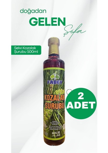 Kozalak Şurubu 500ML + 2 Adet