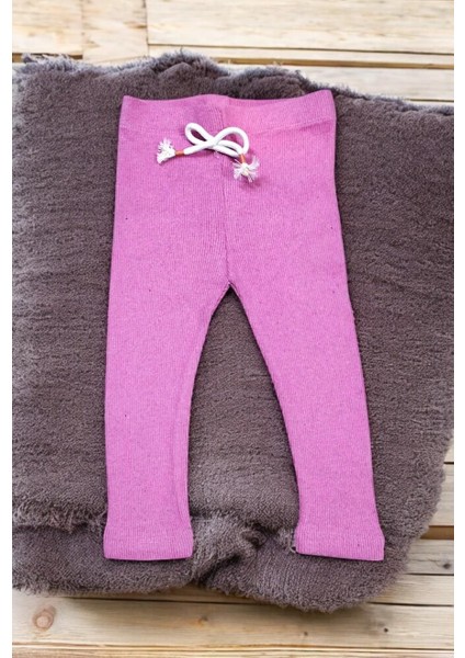 Fitilli Triko Kız Çocuk Tayt