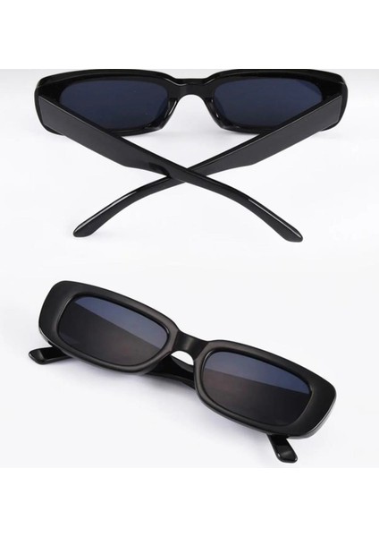 Hades 5002 Siyah Polarize Cam Kalın Çerçeve Kadın Güneş Gözlüğü
