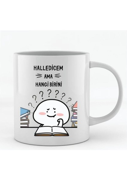 Halledicem Ama Hangi Birini Tasarımlı Konuşan Ajanda ve Bardak Hediye Seti
