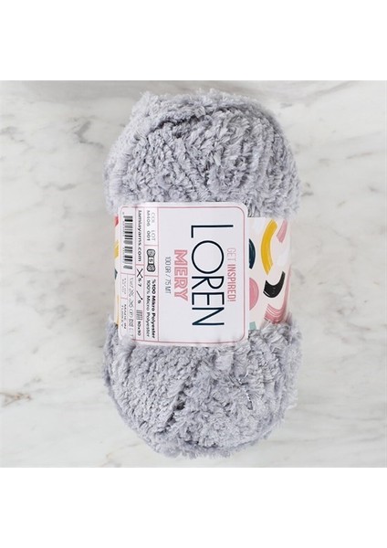 Mery Açık Gri El Örgü Ipi - M406 - 34313