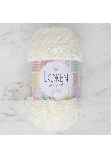 Lamb Açık Krem El Örgü Ipi - R019 - 34419