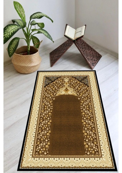 Dijital Baskılı Yıkanabilir Kaymaz Taban Seccade