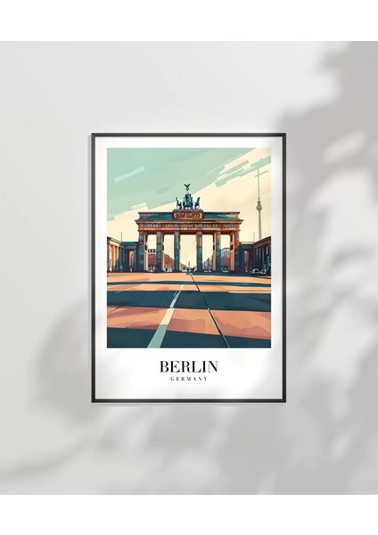 Çerçevesiz Poster Berlin Seyahat