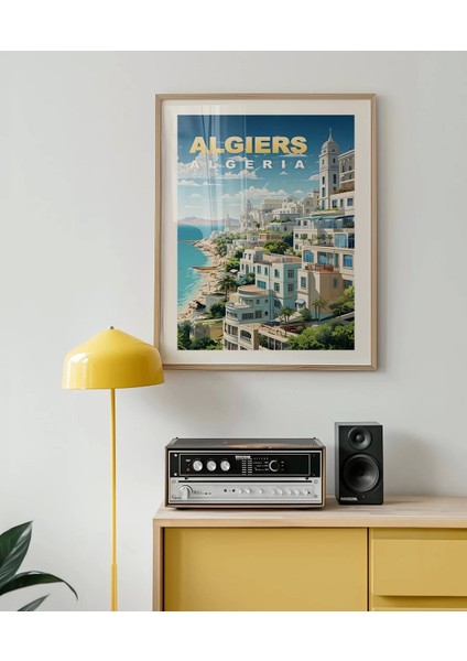 Çerçevesiz Poster Algiers Coastal Serenity