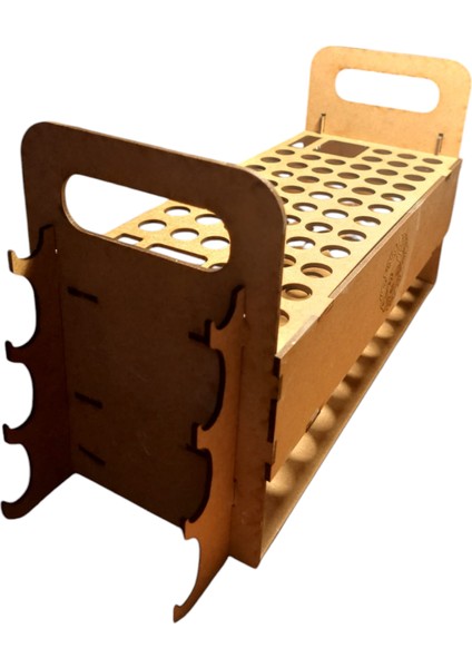 Resim Fırça Standı, Fırçalık, 72 Adet Fırça Tutucu, (40X13X20 Cm) modelleri