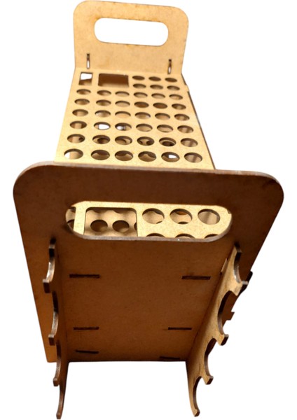 Resim Fırça Standı, Fırçalık, 72 Adet Fırça Tutucu, (40X13X20 Cm) indirimleri