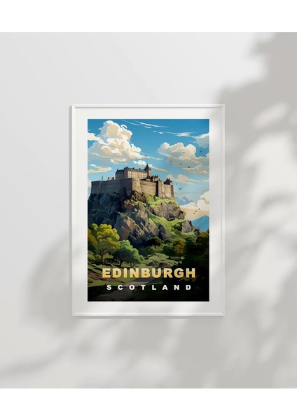 Çerçevesiz Poster Edinburgh Manzarası