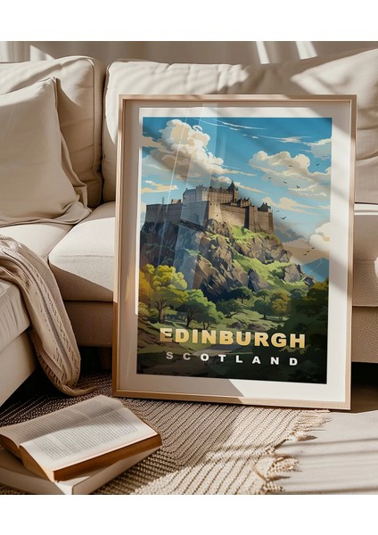 Çerçevesiz Poster Edinburgh Manzarası