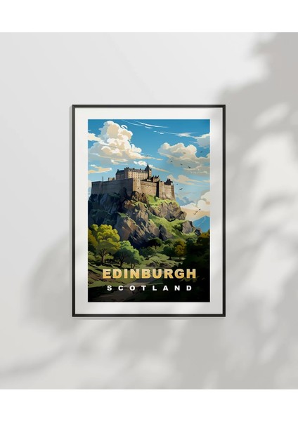 Çerçevesiz Poster Edinburgh Manzarası