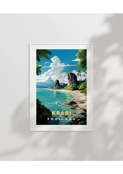 Çerçevesiz Poster Krabi, Tayland Seyahat