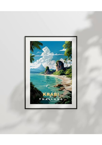 Çerçevesiz Poster Krabi, Tayland Seyahat