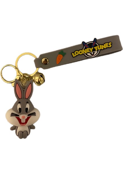 Looney Tunes Bugs Bunny Çok Yönlü Hq Çanlı Anahtarlık