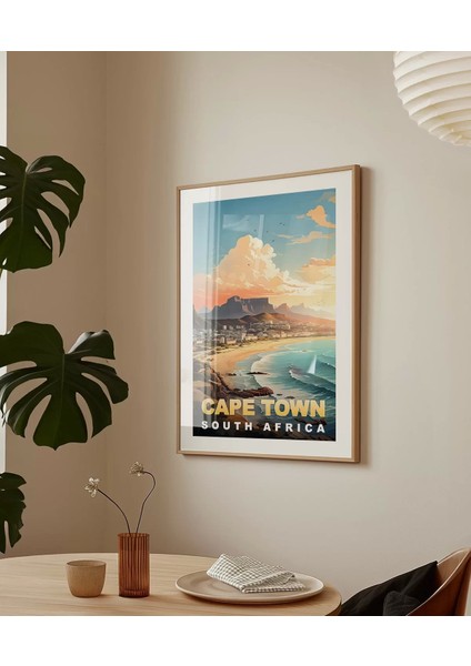 Çerçevesiz Poster Cape Town Masanın Gölgesinde Güzellik