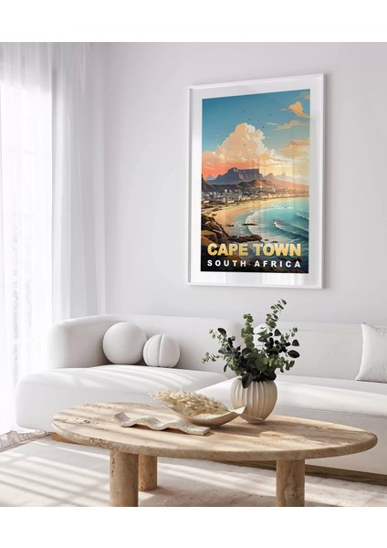 Çerçevesiz Poster Cape Town Masanın Gölgesinde Güzellik