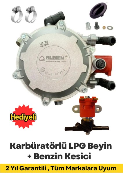 Lpg Karbüratörlü Beyin ve Benzin Kesici Set Tüm Araçlara Uygun