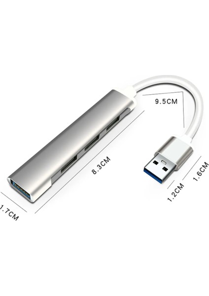 USB Çoğaltıcı Adaptör USB 3.0 Çoklu Bağlantı Noktalı Dağıtıcı Seyahat Dock Laptop Pc N fiyatları