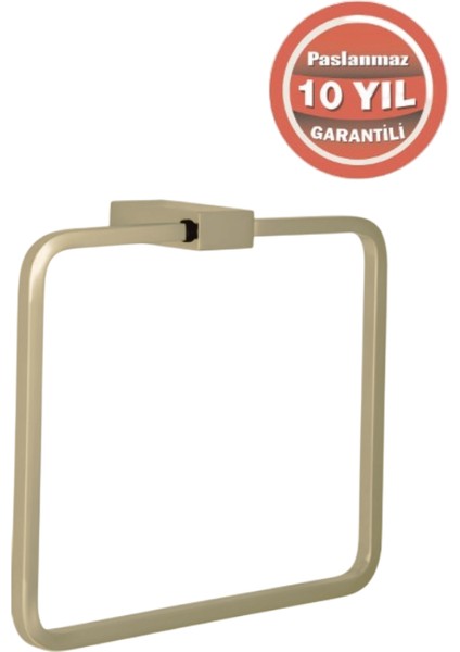 Paslanmaz Pirinç Titanik Kare Havluluk Altın Sarı Gold modelleri