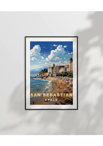 Çerçevesiz Poster San Sebastian'ın Sahil Büyüsü