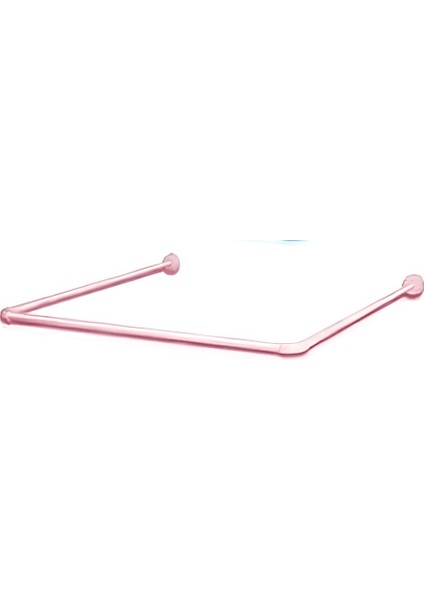 Banyo Perdesi 6020 1X180X200, Perde Borusu Askı Aparatı Köşe Boru Pembe Hediyeli, Duş Perdesi Seti modelleri
