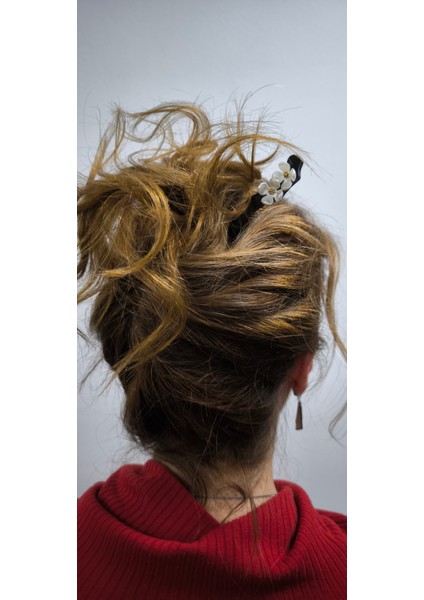 Zarafeti Tamamlayan Geleneksel Çin Tarzı Çiçekli, Sandal Ağacından Siyah Bozalı Şık Saç Iğneleri / Tokaları - Her Anınıza Şıklık Katın! fiyatları