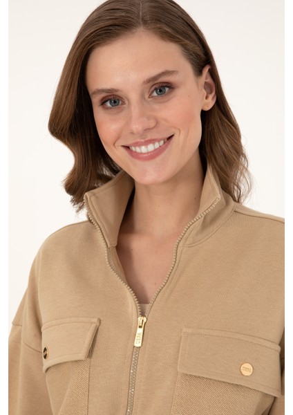 Kadın Kum Sweatshirt 50299001-VR085 fiyatları