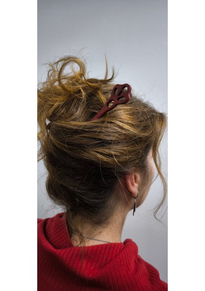 Zarafeti Tamamlayan Geleneksel Çin Tarzı Sandal Ağacından Kahve Rengi Bozalı Şık Saç Iğneleri / Tokaları - Her Anınıza Şıklık Katın! modelleri