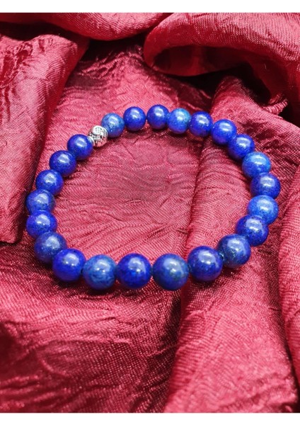 Sertifikalı Lapis Lazuli Bileklik Doğal Taş 8mm