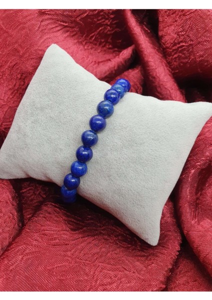 Sertifikalı Lapis Lazuli Bileklik Doğal Taş 8mm fiyatları