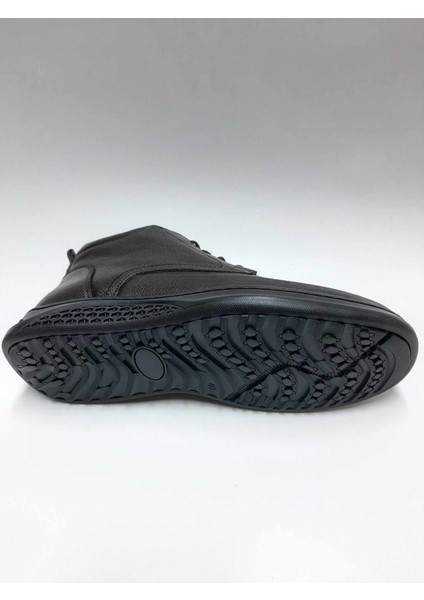 Hakiki Deri Esnek Yumuşak Bağcıklı Fermuarlı Kahverengi Kışlık Kauçuk Tabanlı Erkek Bot C-15123RTTO fırsatları