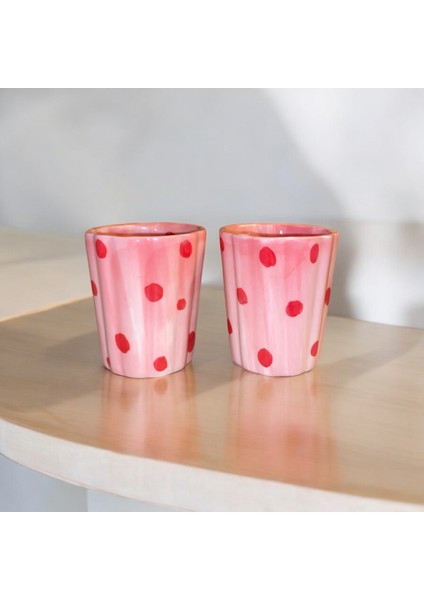 Prestij Q Collection Seramik Puantiyeli Kahve Fincanı/kupa