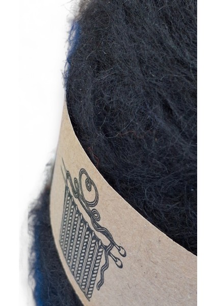 Onyx Siyah Renk, Bol Tüylü Moher Yün Örgü Ipi modelleri