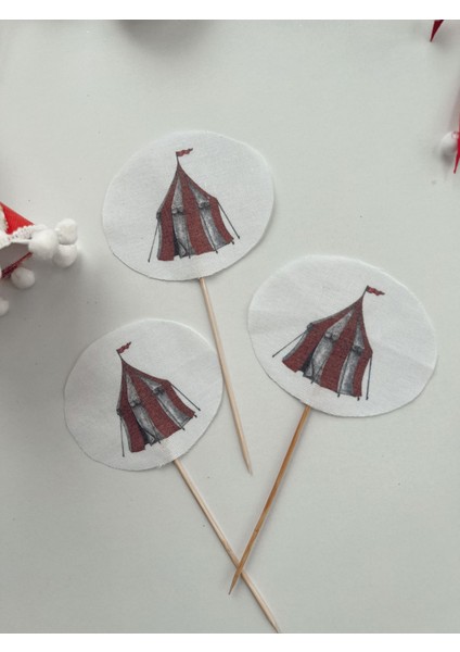 Doğum Günü Cupcake Bayrakları - 5 Adet