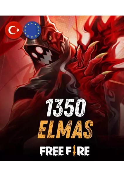 Tr Free Fire 1080 + 270 Elmas