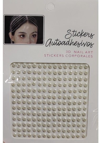 Yapışkanlı Saç / Tırnak / Yüz / Vücut Taşı / Festival / 3D Art Stıckers Corporrales - Kendinden Yapışkanlı Sticker Taş fırsatları