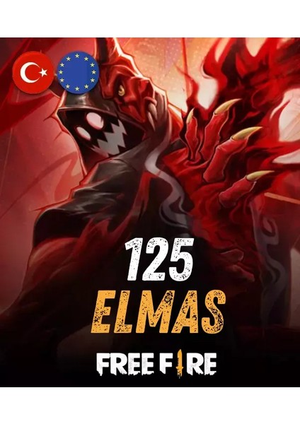 Tr Free Fire 100 + 25 Elmas