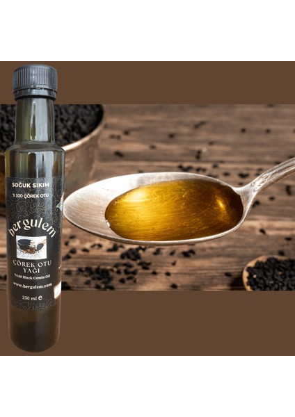 Doğal Çörek Otu Yağı 250 ml (Black Cumin Oil )