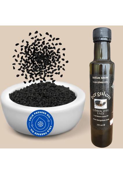 Doğal Çörek Otu Yağı 250 ml (Black Cumin Oil )