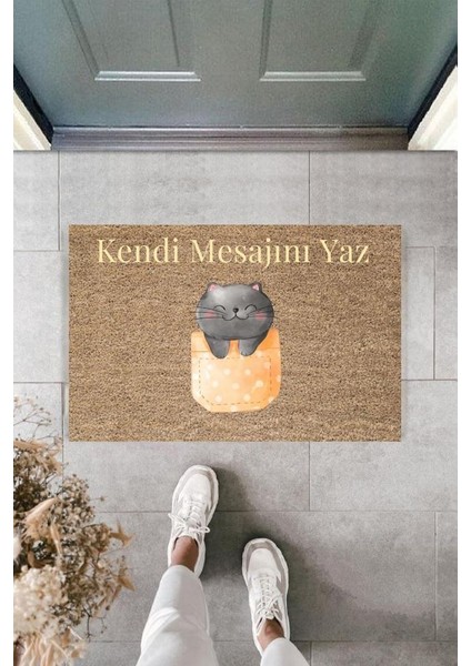 Dijital Baskı Kişiye Özel Iç Kapı Dekorasyon Paspas PS11197