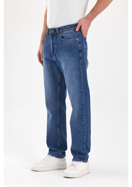 Erkek Baggy Kot Pantolon Mavi Renk B481-11 fiyatları