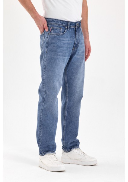 Erkek Baggy Kot Pantolon Açık Mavi Renk B481-10 indirimleri