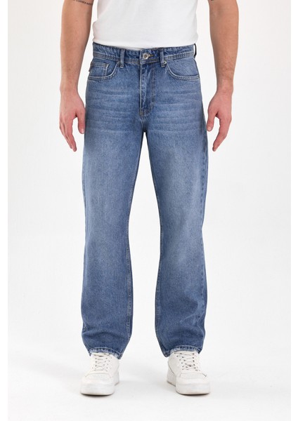 Erkek Baggy Kot Pantolon Açık Mavi Renk B481-10 fiyatları
