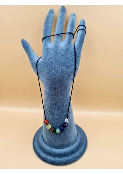 Sertifikalı Doğal 7 Çakra Tasarım Kolye modelleri