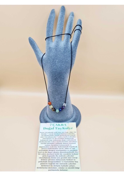 Sertifikalı Doğal 7 Çakra Tasarım Kolye indirimleri