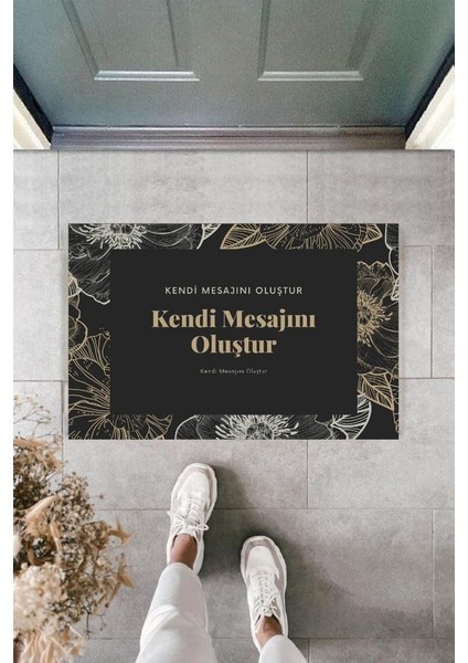 Dijital Baskı Kişiye Özel Iç Kapı Dekorasyon Paspas PS11256