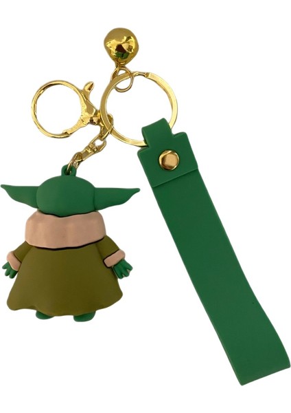Star Wars Baby Yoda Çok Yönlü Hq Çanlı Anahtarlık