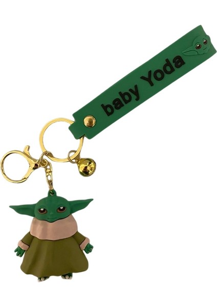 Star Wars Baby Yoda Çok Yönlü Hq Çanlı Anahtarlık