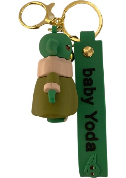 Star Wars Baby Yoda Çok Yönlü Hq Çanlı Anahtarlık