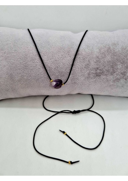 Sertifikalı Doğal Ametist Taşı Kolye Ayarlanabilir Orijinal Doğal Taş Çok Fonksiyonlu Kolye fiyatları