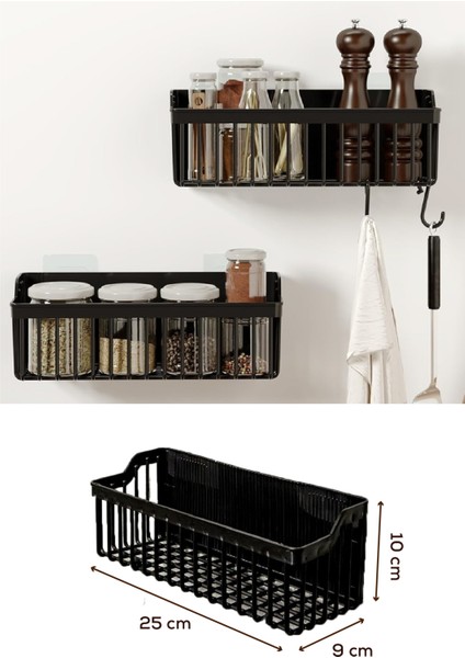 2li Yapışkanlı Banyo-Mutfak Organizer Raf indirimleri